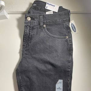 Black Boyfriend MID-RISE Jeans